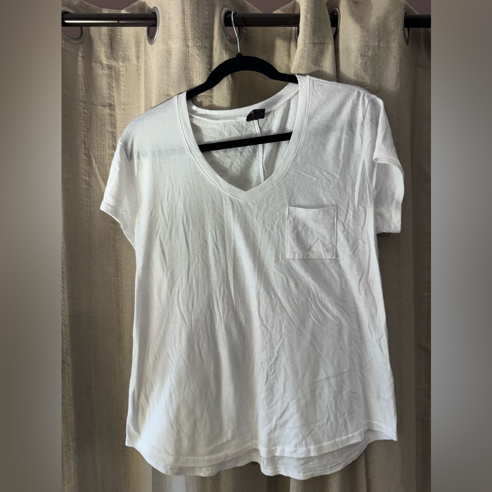 Cozy Free Press White T